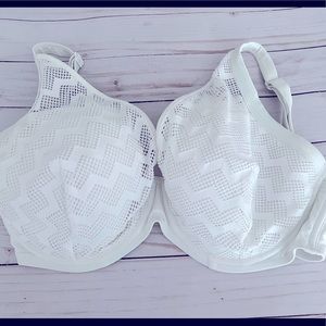 Curvy Kate white bikini top